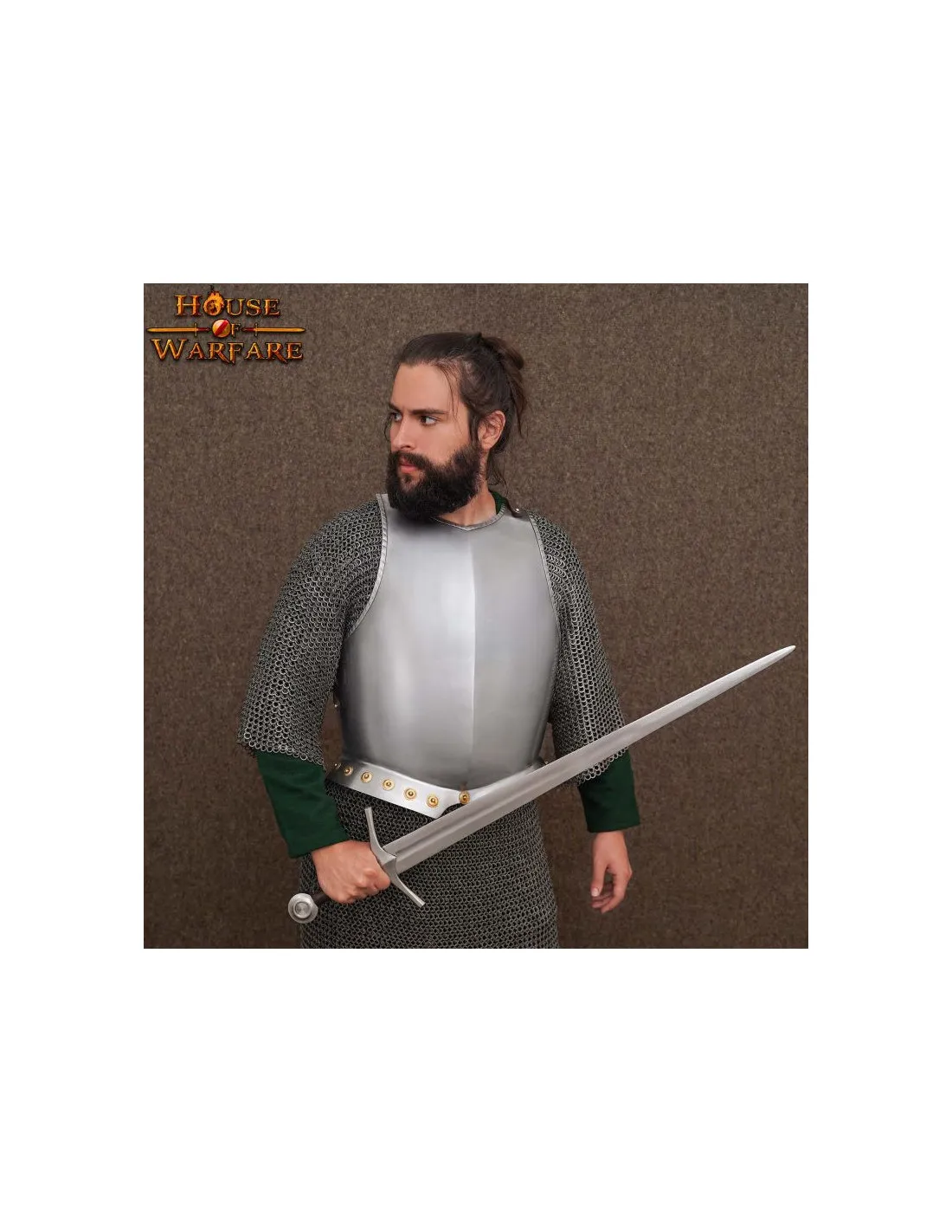 Coraza de armadura, pectoral, de la Baja Edad Media (siglo XV)