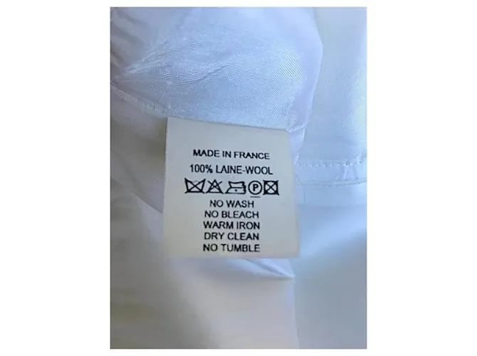 Courreges Vestido Courrèges con tirantes Crudo Blanco roto 