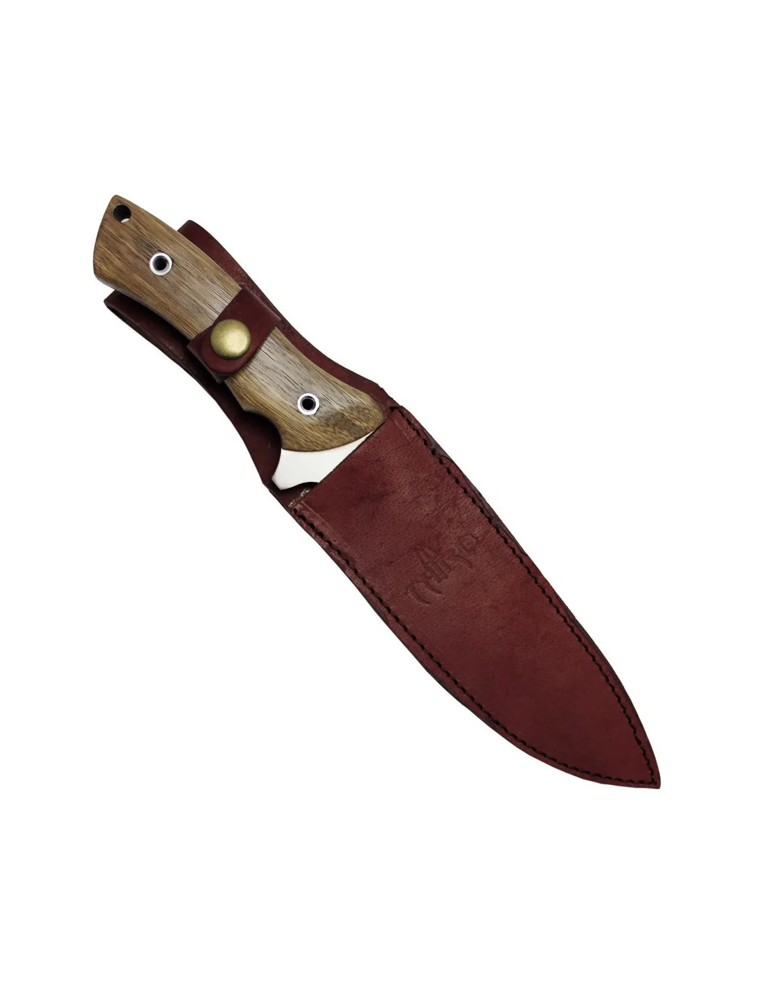 Cuchillo caza mango zebrano
