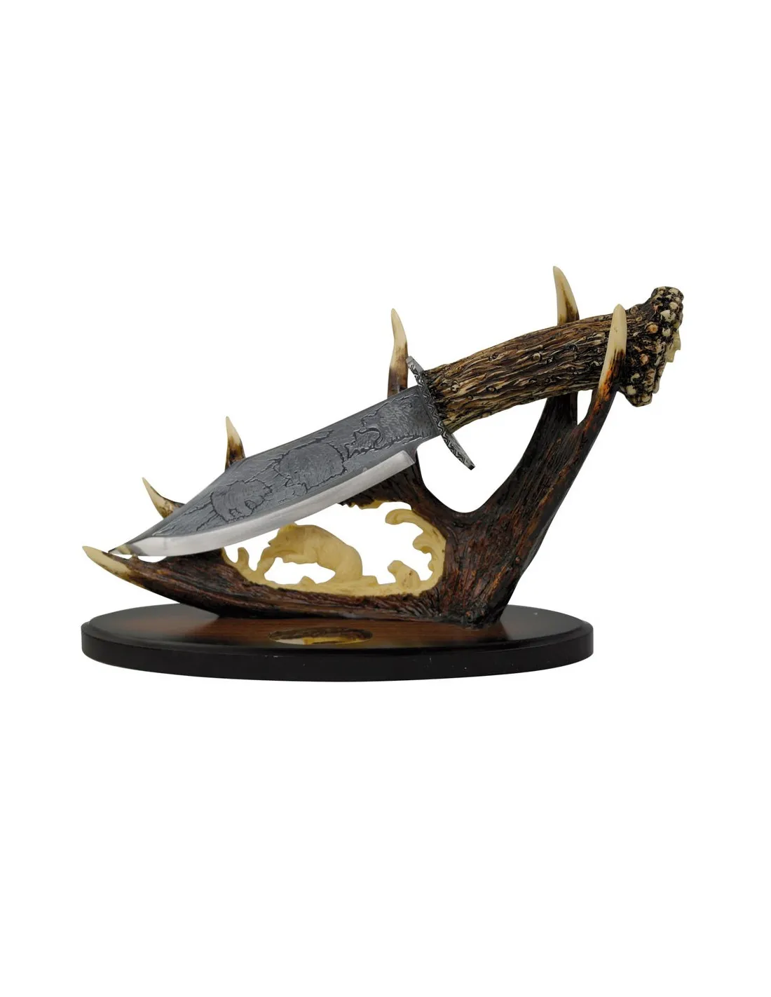 Cuchillo decorativo asta