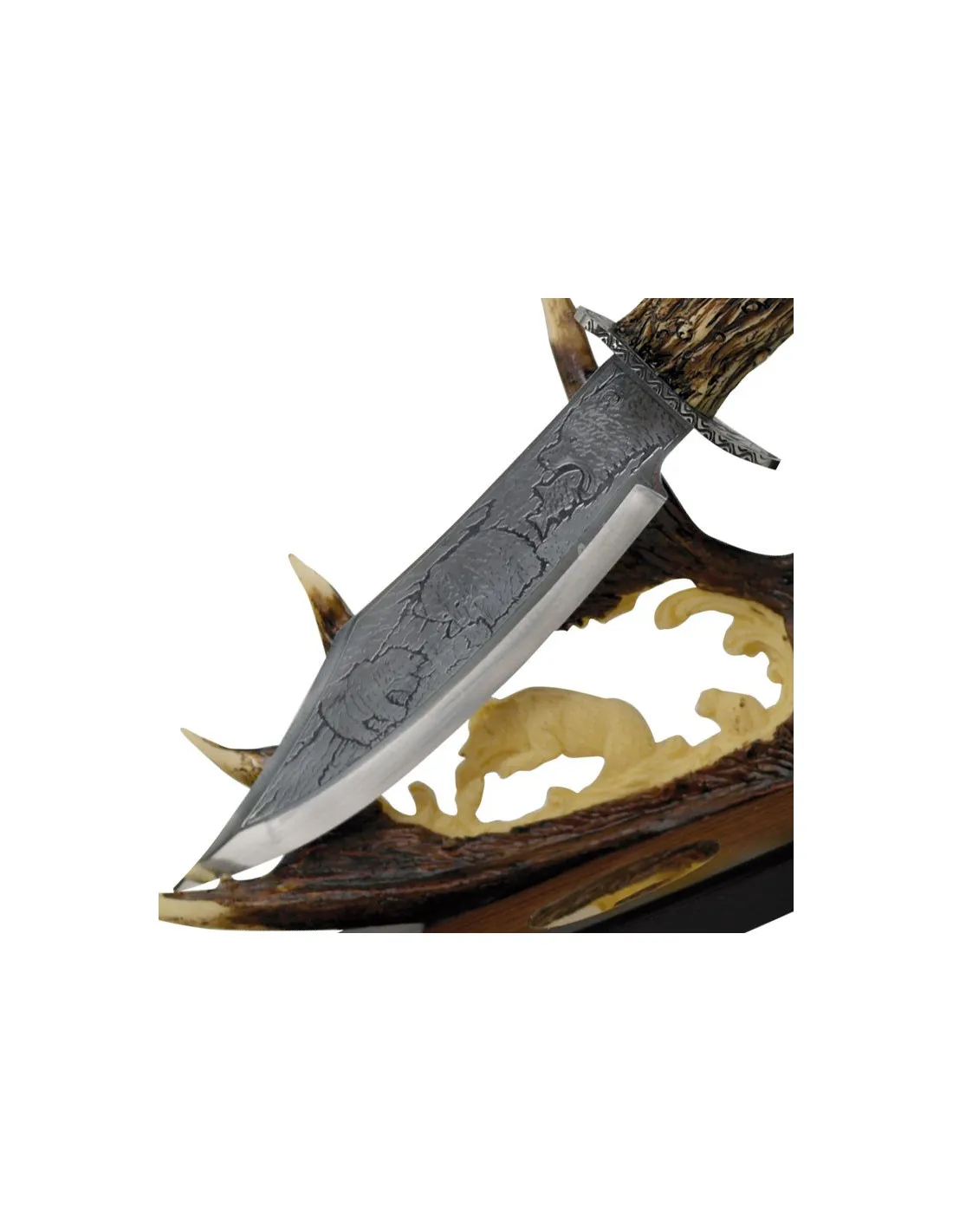 Cuchillo decorativo asta