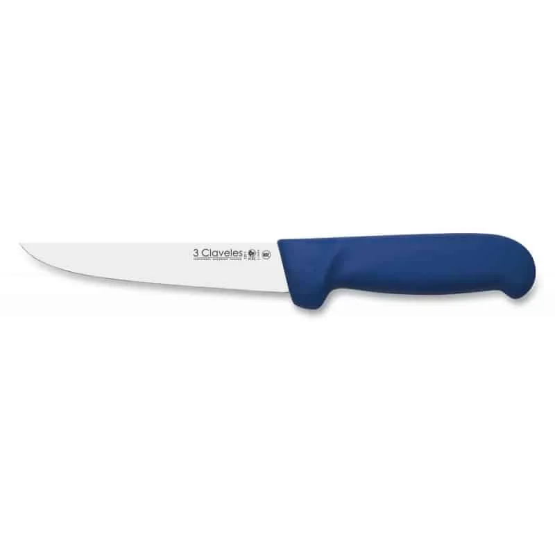 Cuchillo Deshuesar Hoja Ancha Polipropileno AZUL
