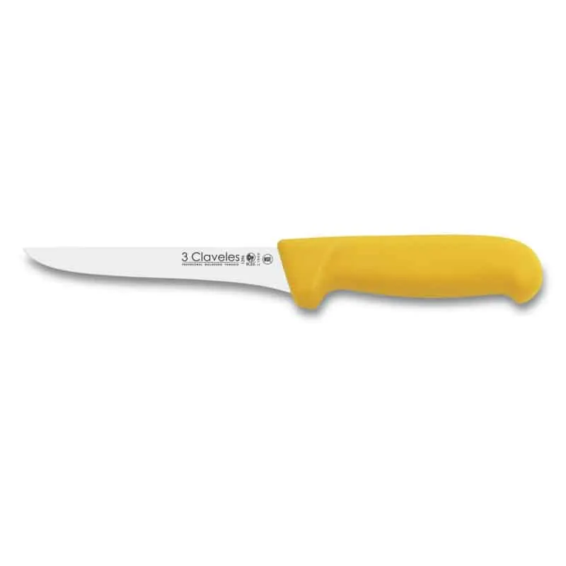 Cuchillo Deshuesar Hoja Estrecha Polipropileno AMARILLO