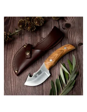 Cuchillo desollador mango olivo (18 cm.)