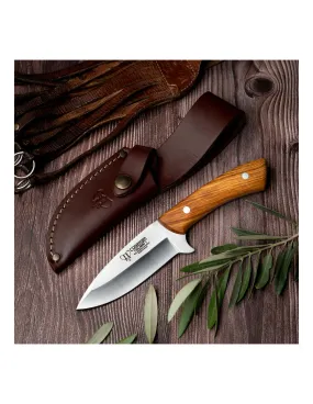 Cuchillo desollador mango olivo (21,5 cm.)