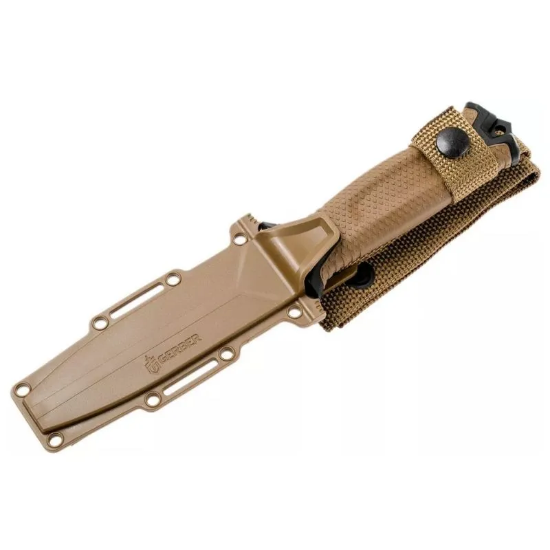 Cuchillo fijo Gerber Strongarm Dentado Fijo (Coyote)
