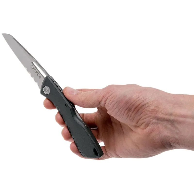 Cuchillo Gerber Sharkbelly Serrado (Negro)