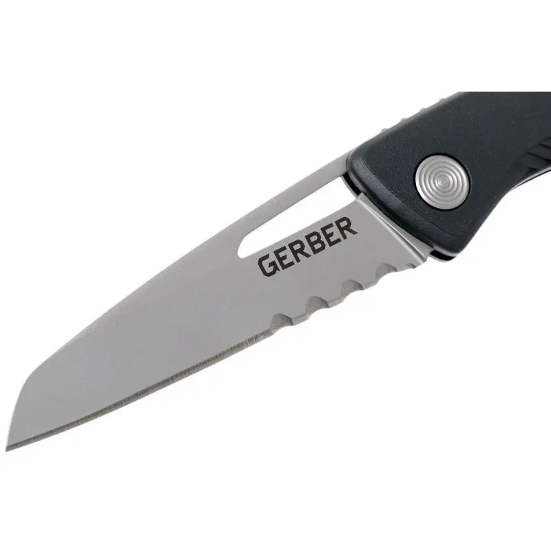 Cuchillo Gerber Sharkbelly Serrado (Negro)
