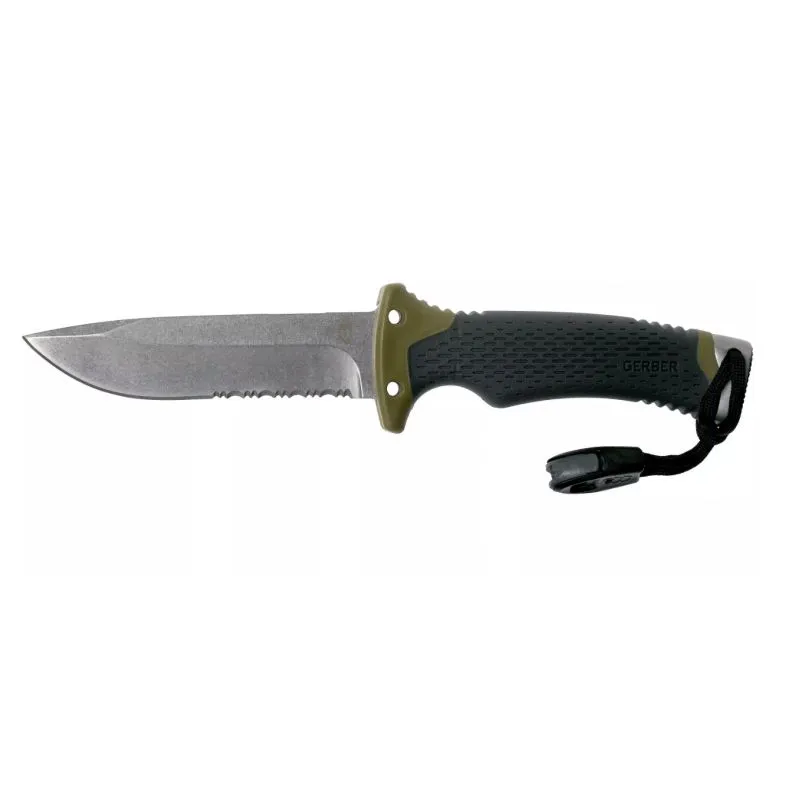 Cuchillo Gerber Ultimate Survival Dentado Fijo (Verde/Negro)