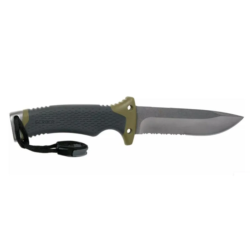 Cuchillo Gerber Ultimate Survival Dentado Fijo (Verde/Negro)