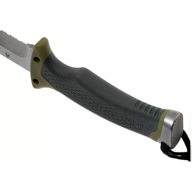 Cuchillo Gerber Ultimate Survival Dentado Fijo (Verde/Negro)