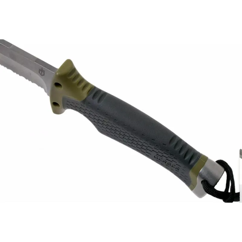 Cuchillo Gerber Ultimate Survival Dentado Fijo (Verde/Negro)