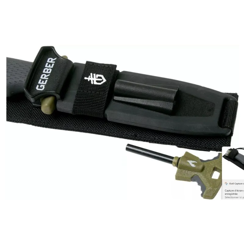 Cuchillo Gerber Ultimate Survival Dentado Fijo (Verde/Negro)