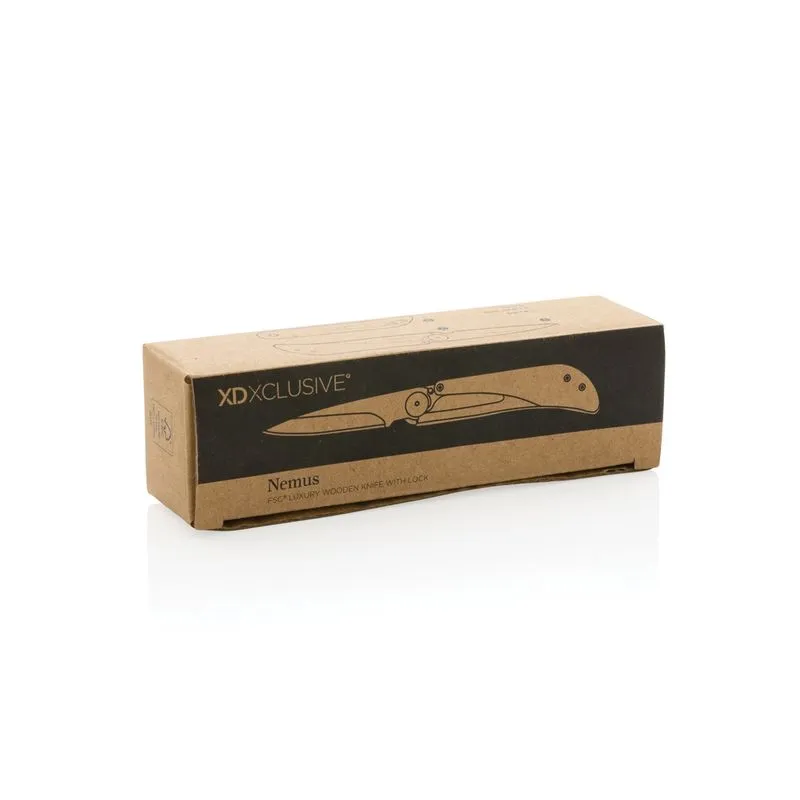 Cuchillo lujoso Nemus FSC® con candado