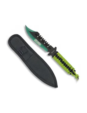Cuchillo Mad Zombie encordado (23 cm.)