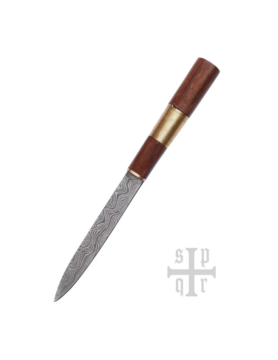 Cuchillo Seax Damasquino