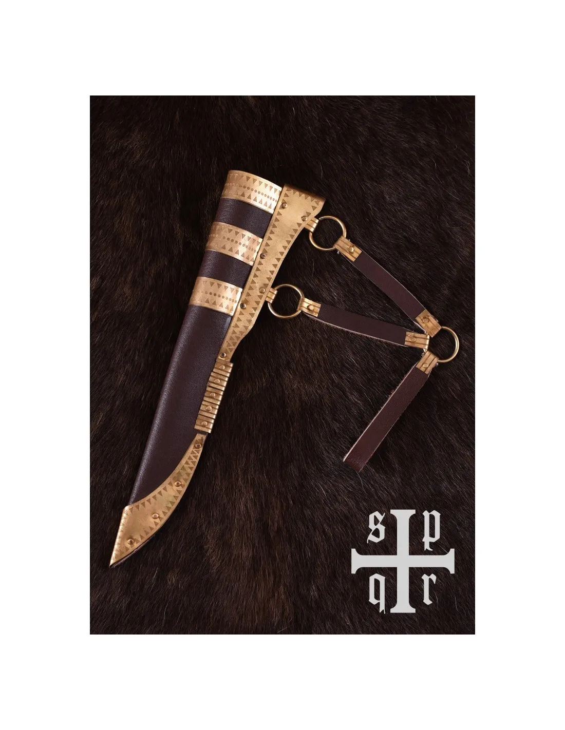 Cuchillo Seax Damasquino