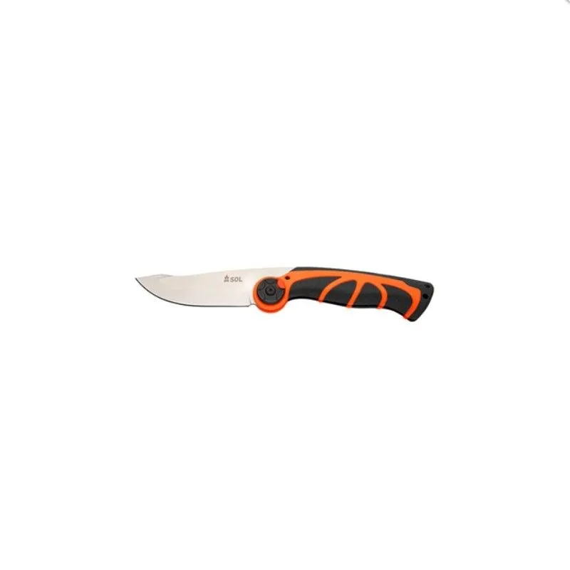 Cuchillo Sol Sierra de pivote para cuchillos Stoke (Negro Rojo)