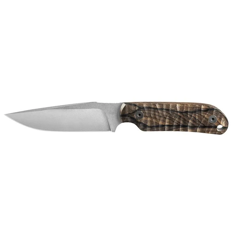 Cuchillo TB OUTDOOR Commandeur Ziricote Toxified (Marrón)