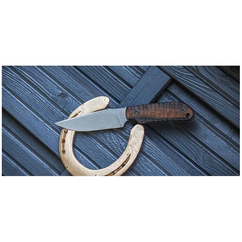 Cuchillo TB OUTDOOR Commandeur Ziricote Toxified (Marrón)