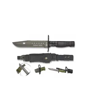 Cuchillo táctico Bayoneta negro