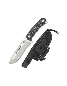 Cuchillo táctico K25 Jacob, con funda