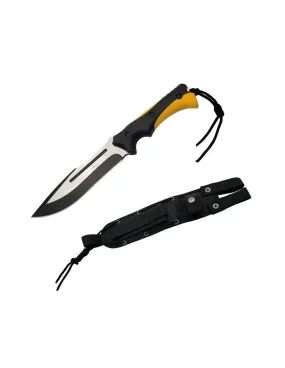 CUCHILLO TáCTICO THIRD MANGO AMARILLONEGRO