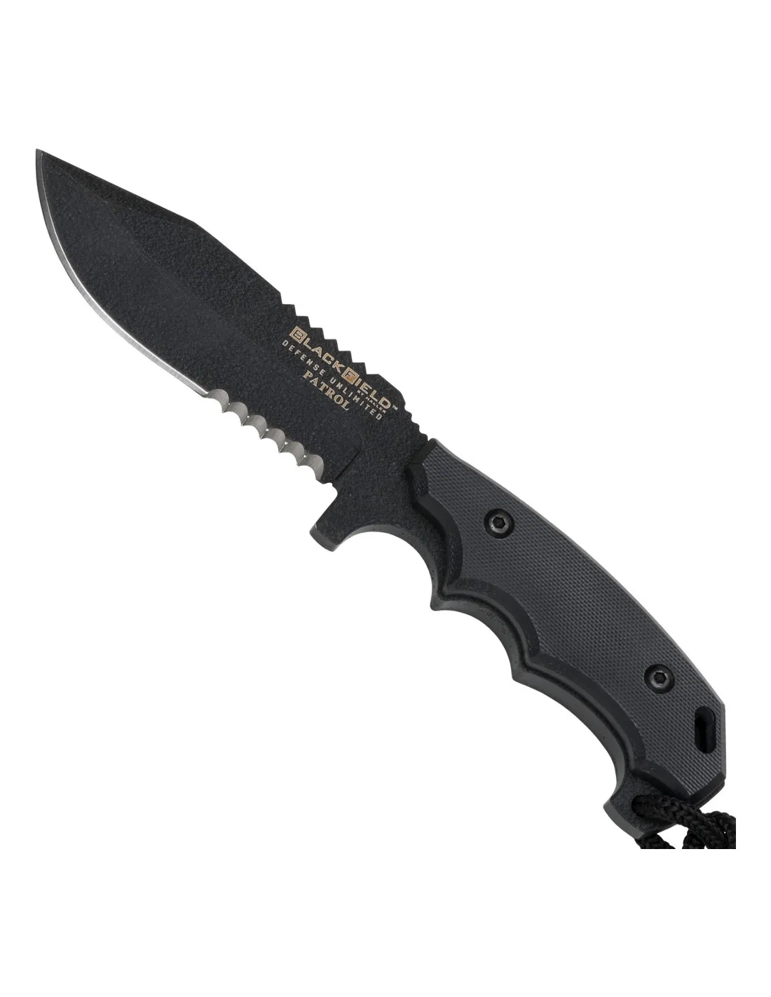 Cuchillo táctico y militar Black Field Patrol
