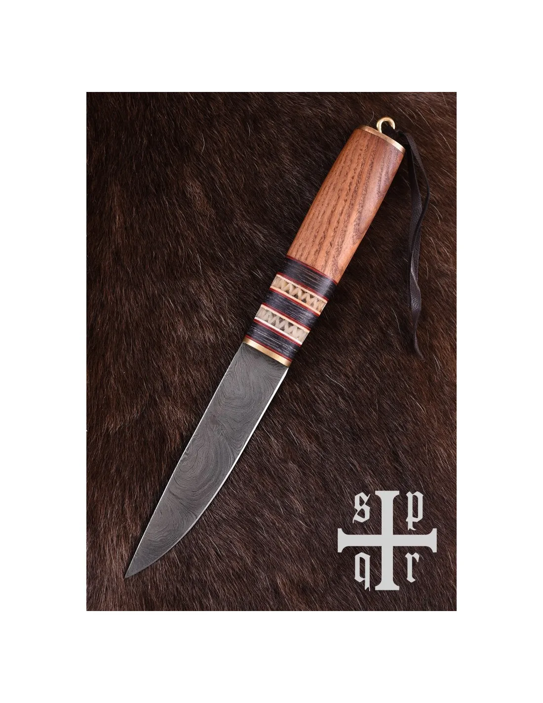 Cuchillo Vikingo Damasquino