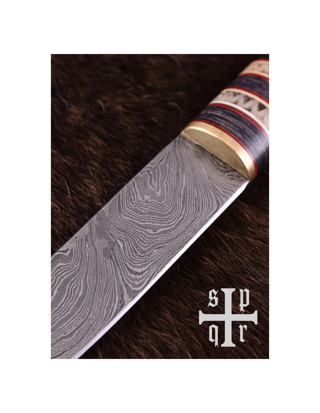 Cuchillo Vikingo Damasquino
