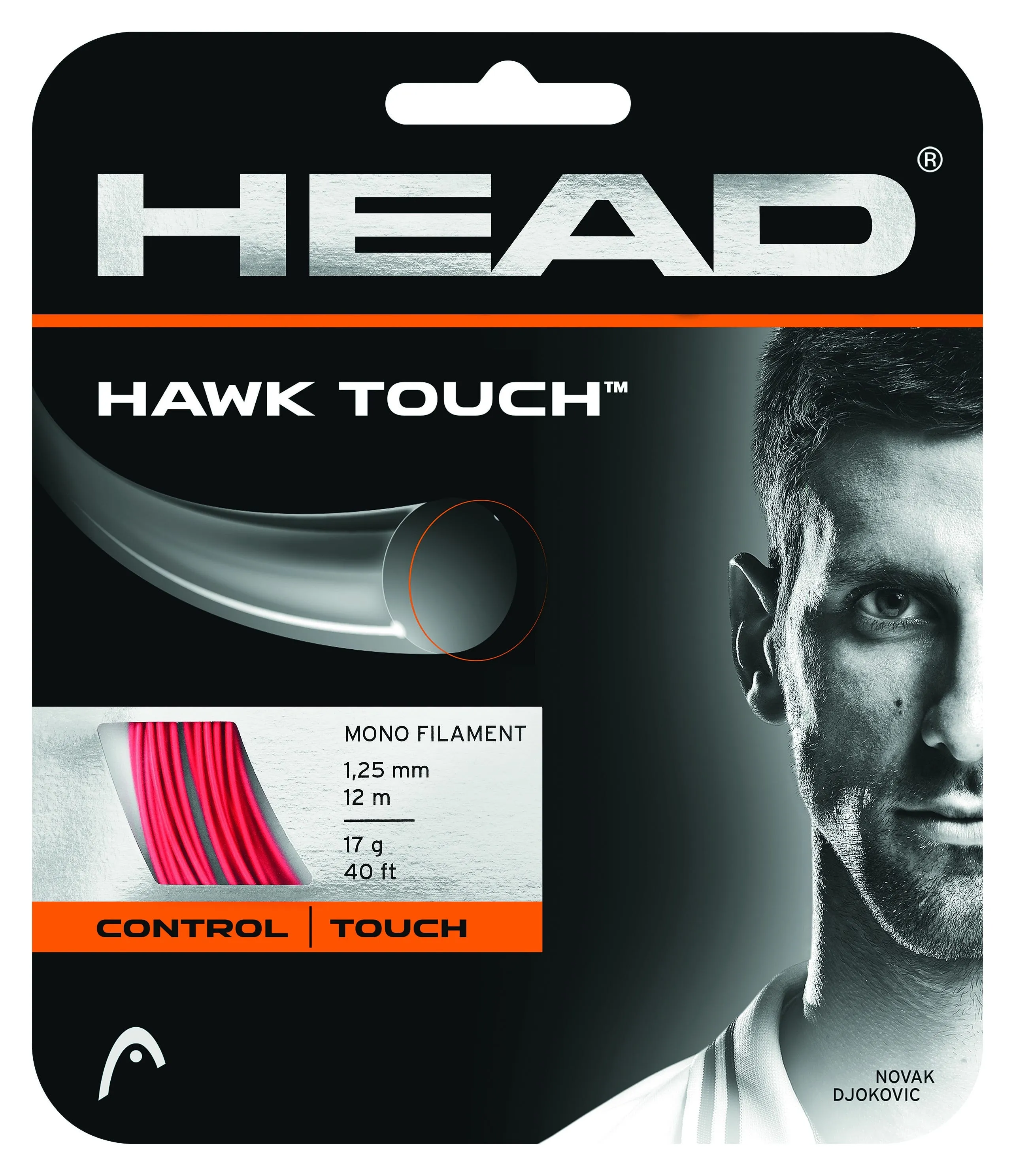 Cuerda para Raqueta Head Hawk Touch Roja