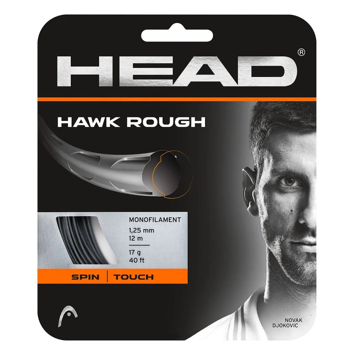 Cuerda Tenis Head Hawk Rough 16g Gris 