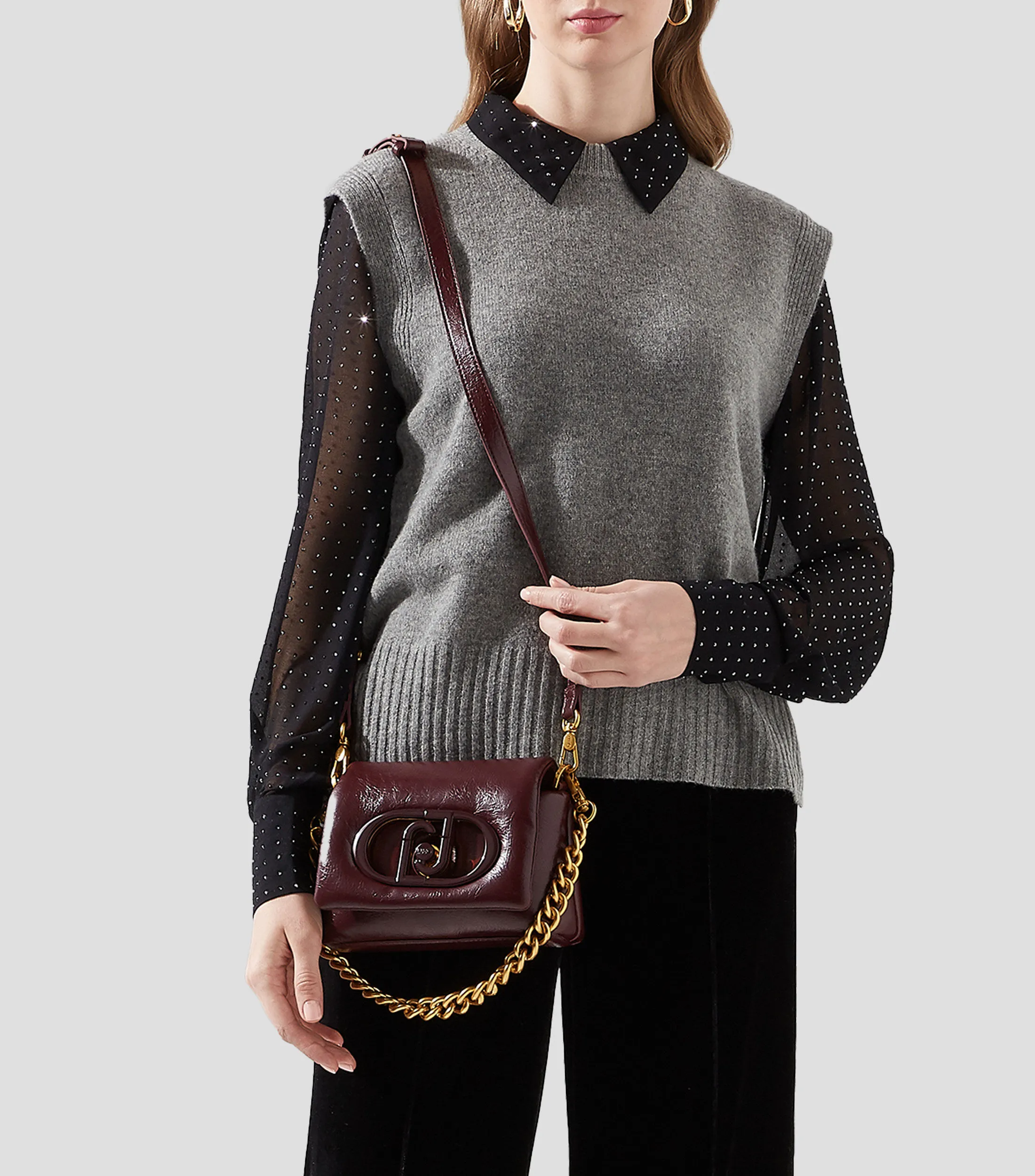 D373_Liu Jo Bolso shoulder con logo Mujer