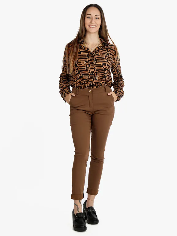 Daystar Pantalón elástico clásico de mujer.