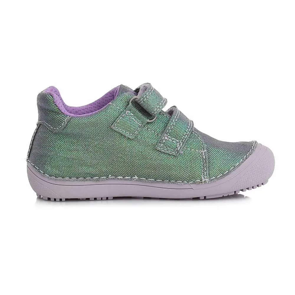 D.D.Step Zapatillas Respetuosas Flores Verde Brillo