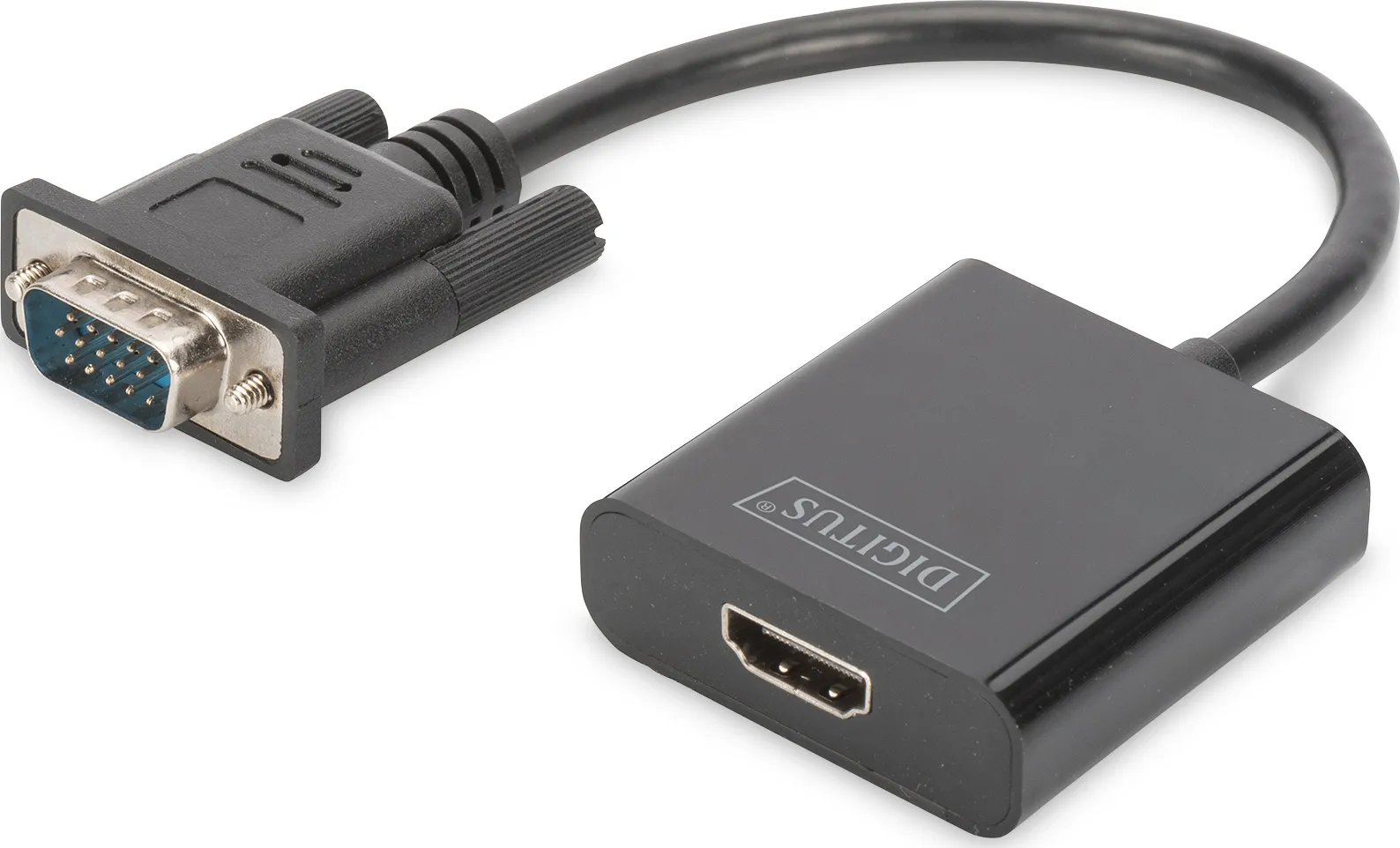 DIGITUS DA70473 CONVERTIDOR DE VGA A HDMI Y AUDIO FULL HD 15CM