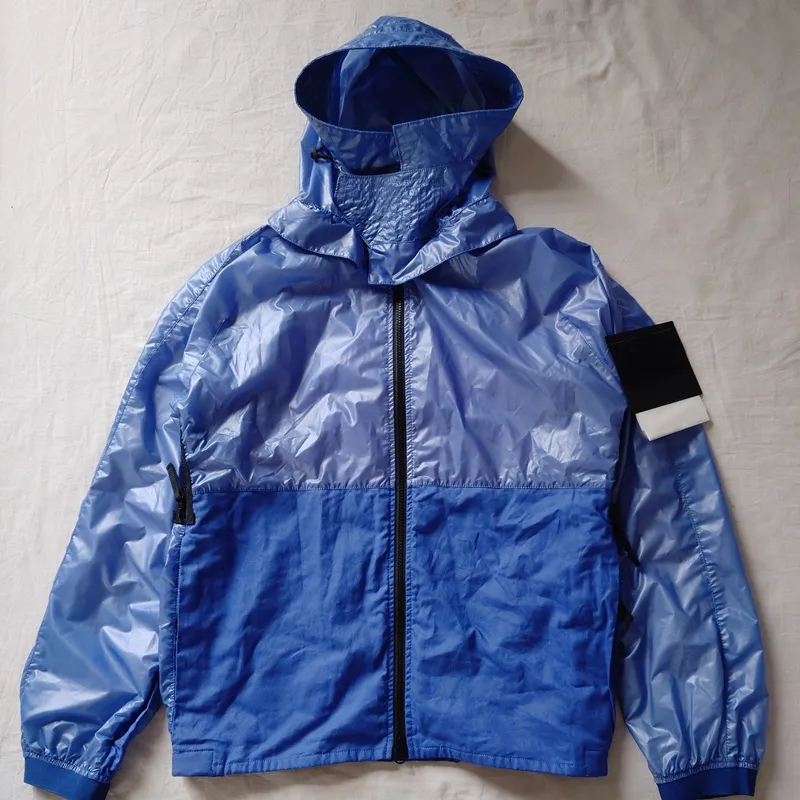 Diseñador Insignia para hombres Chaqueta de piedra Topstoney 22SS 41599 CABEZA REACTIVA COMPLEZA COMPLEZA DE COLOR Sensible