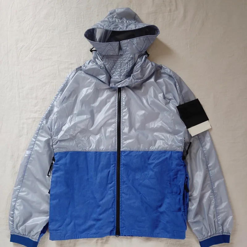 Diseñador Insignia para hombres Chaqueta de piedra Topstoney 22SS 41599 CABEZA REACTIVA COMPLEZA COMPLEZA DE COLOR Sensible
