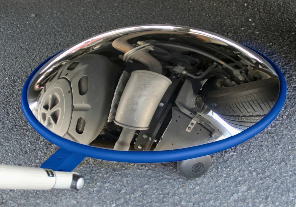 Espejo con ruedas Vision, en cristal acrílico, para control de vehículos, Ø 450 mm