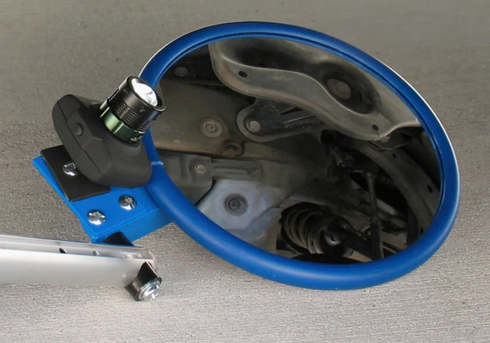 Espejo con ruedas Vision, en cristal acrílico, para control de vehículos, Ø 450 mm