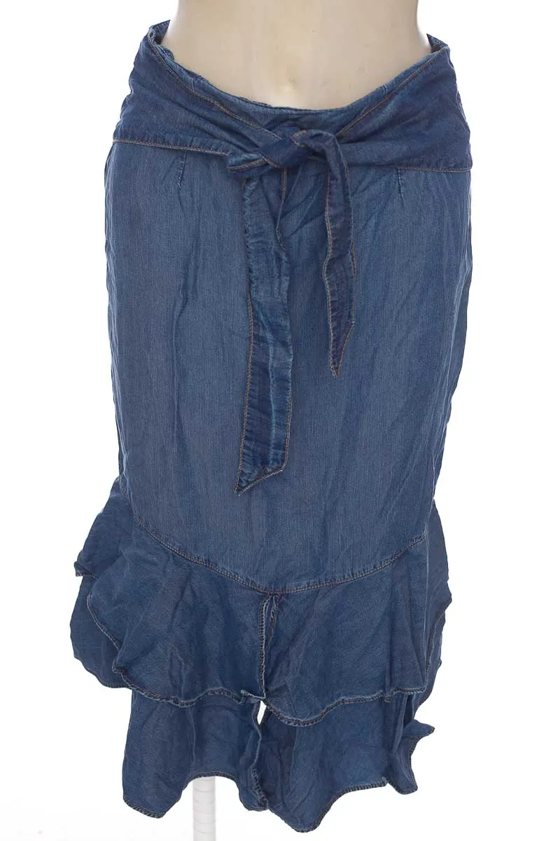 FALDA COLOR AZUL  STUDIO F