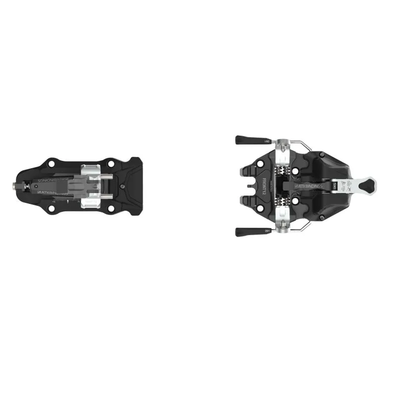 FIJACIONES DE ESQUí DE TRAVESíA ATK FRONT 12  97MM (NEGRO)