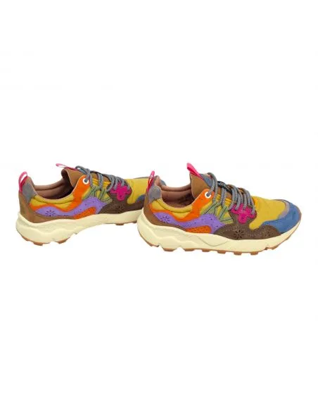 FLOWERMOUNTAIN Zapatillas Yamano 3 Light Blue/Yellow/Brown
