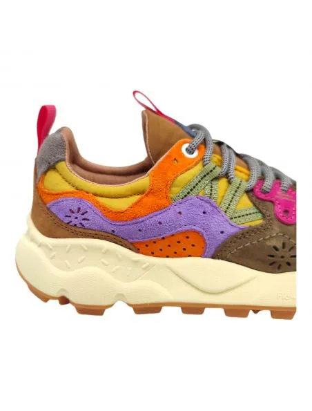 FLOWERMOUNTAIN Zapatillas Yamano 3 Light Blue/Yellow/Brown
