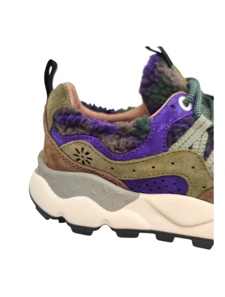 FLOWERMOUNTAIN Zapatillas Yamano 3 Teddy Violet/Brown