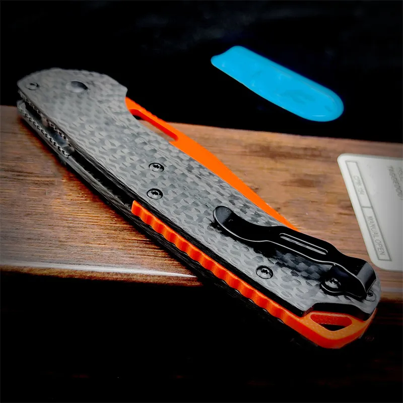 G10/FIBRA DE CARBONO BM 15535 ETIQUETA ETIQUETA DE CUCHILLO PLEGABLE CPM154 CLAD POTO HOJA EDC CAMPOS PARA ACAMPAR AL AIRE LIBR