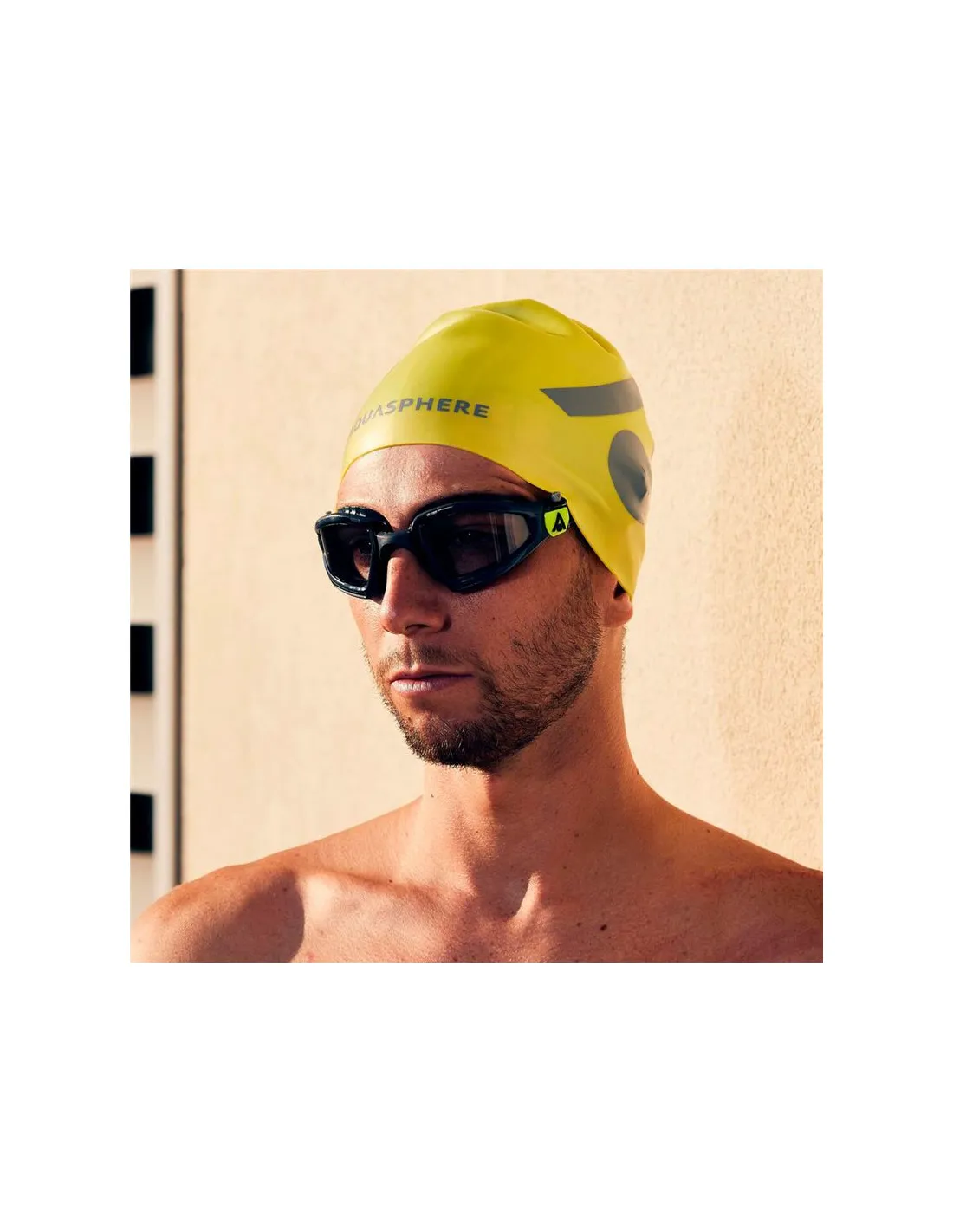 Gafas de Natación Aqua Sphere Kayenne Pro Black Bright Yellow Lenses Photochromatic