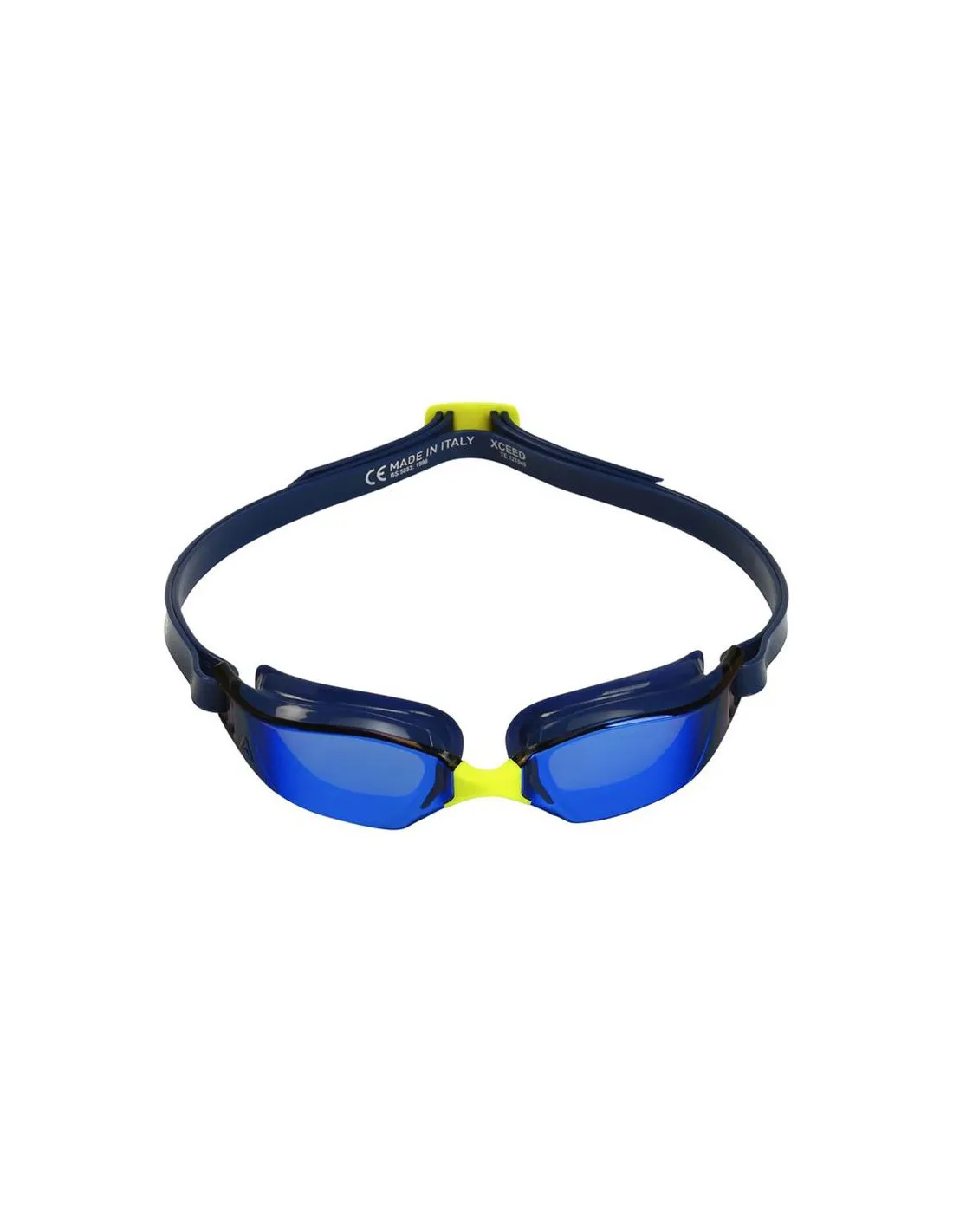 Gafas de Natación AquaSphere Xceed Navy Blue Navy Blue Lenses Mirror Blue