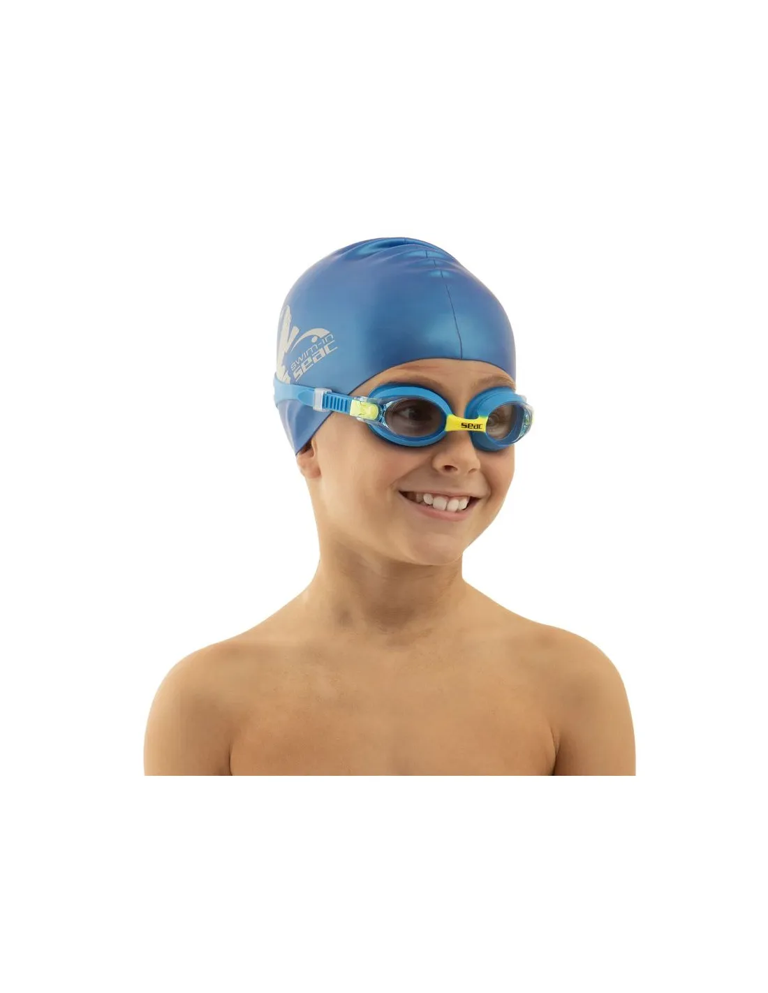 Gafas de Piscina Seac Bubble Azul Kids
