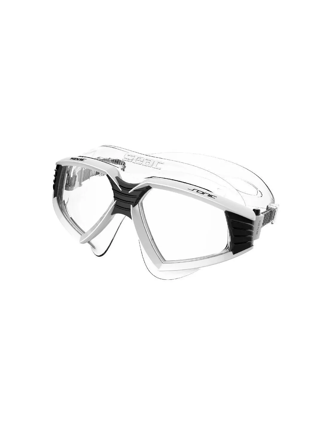 Gafas de Piscina Seac Sonic Blanco/Negro